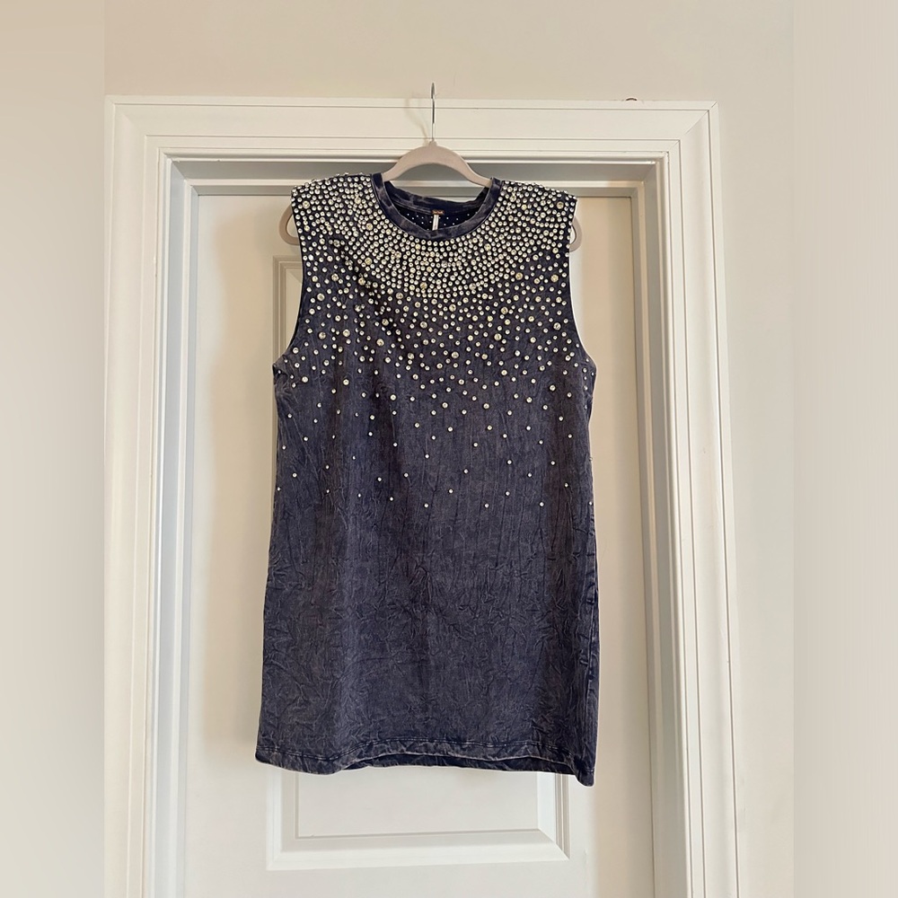 Free people dress with stones